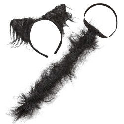 Sada kočka ocas a uši